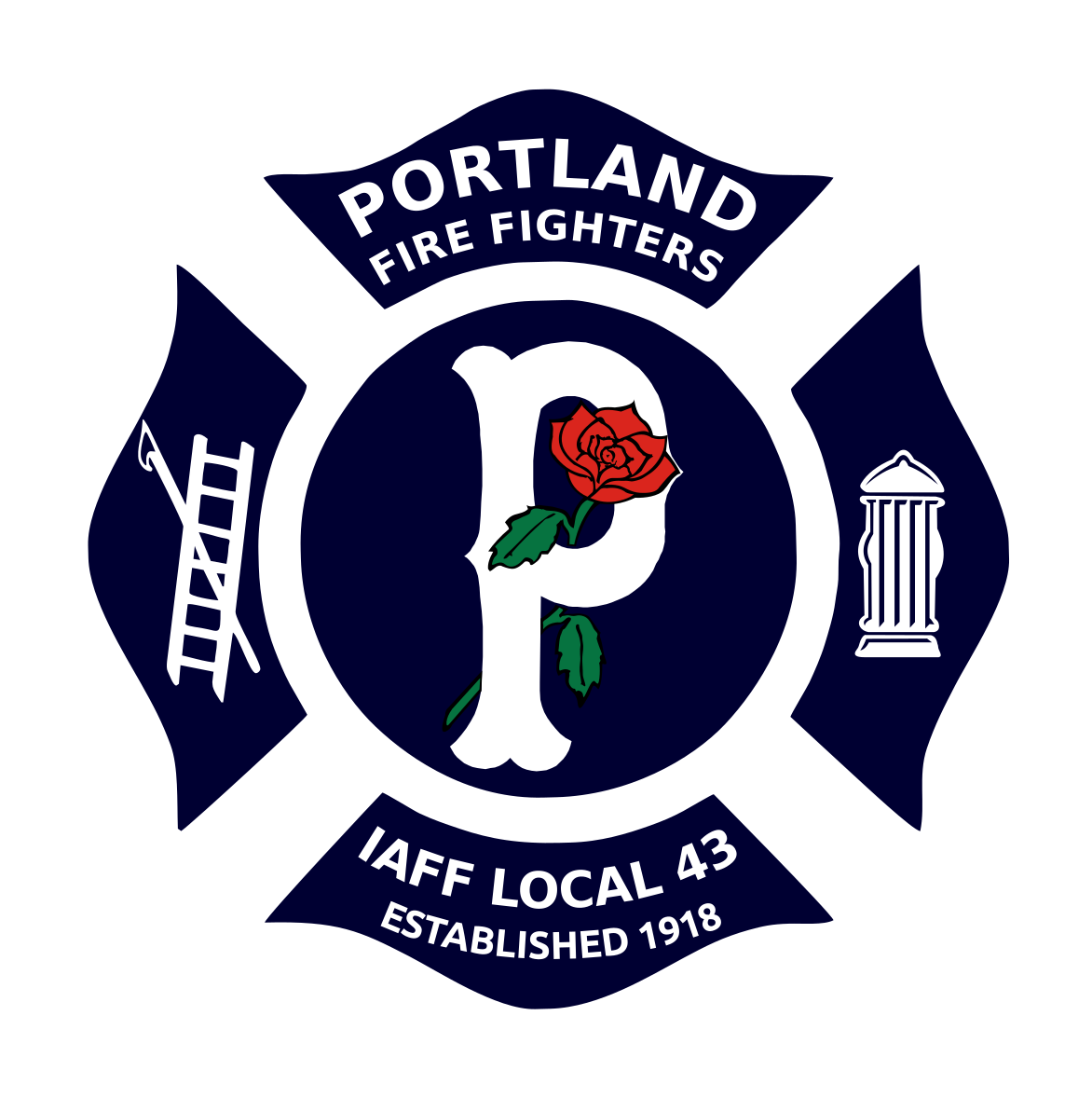 Portland Fire Fighters P Logo Tee